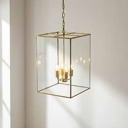 Brass Lantern Pendant Light