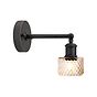 Dante Petite Prismatic Glass Wall Light with Short Arm