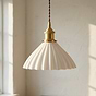 Scallop Shell Surf White Pendant Light
