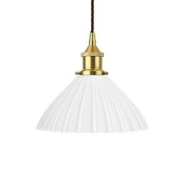 Scallop Shell Surf White Pendant Light