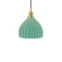 Large Scallop Shell Soft Sea Green Pendant Light