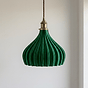 Persian Shallow Emerald Green Pendant Light
