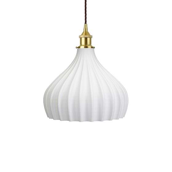 Surf White Recycled Material Pendant Light
