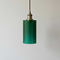 Ionian Ripple Shallow Emerald Green Pendant Light