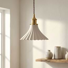 Surf White Recycled Material Pendant Light
