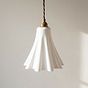 Bluebell Pendant Light in Surf White