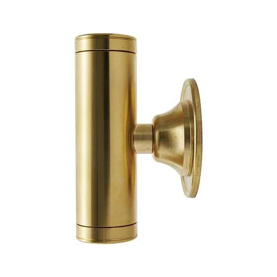 Brass Up Down Outdoor IP Rated Wall Light