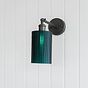 Ionian Ripple Shallow Emerald Green Wall Light