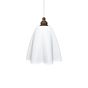 White Cloth Pendant Light
