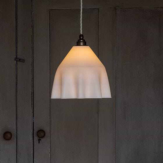 Soft White Drape Pendant Light