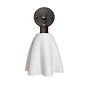 Soft White Fluted Cloth Wall Light