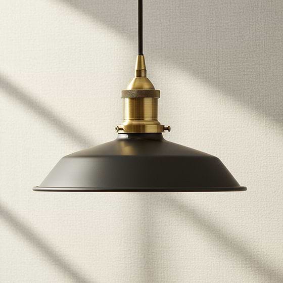 Matt Black Small Trinity Metal Painted Pendant Light