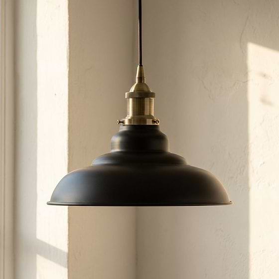 Matt Black St Edmund's Painted Pendant Light