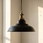 Matt Black St Edmund's Painted Pendant Light