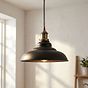 Matt Black St Edmund's Painted Pendant Light
