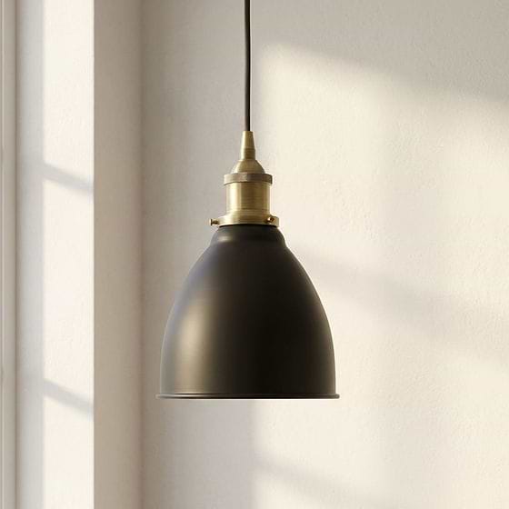 Matt Black Classic Painted Pendant Light