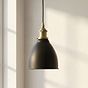 Matt Black Classic Painted Pendant Light