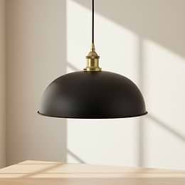 Brass Dome Pendant Light