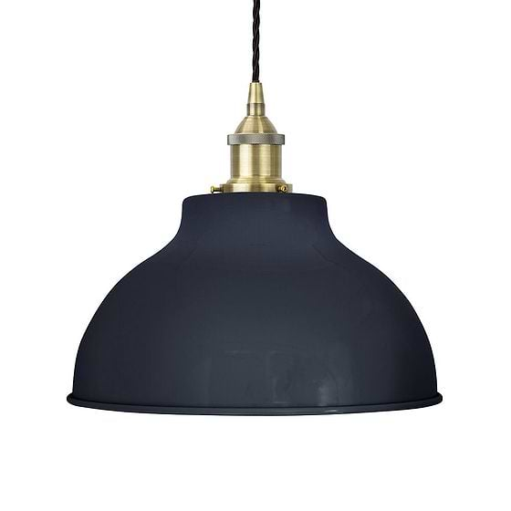 Navy Blue Pendant Light