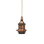 Soho Lighting Antique Copper Decorative Bulb Holder with Cream Twisted Cable