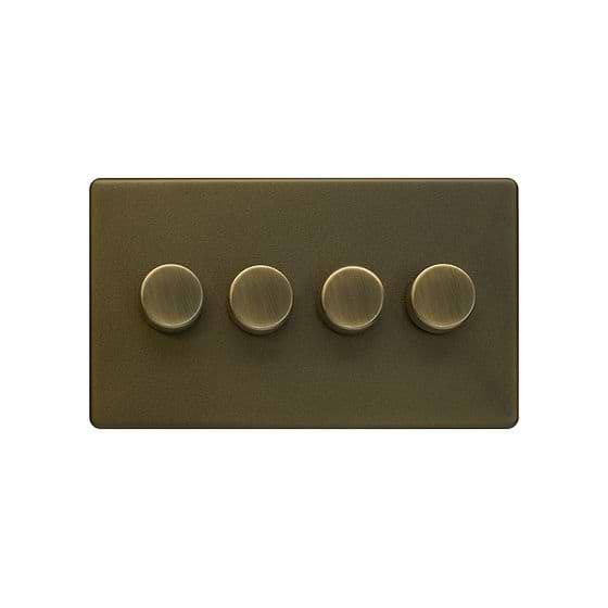 Bronze 4 Gang Dimmer Switch
