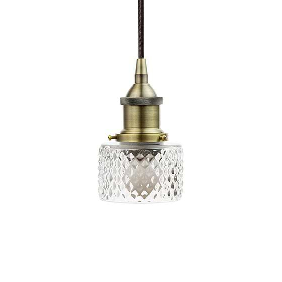 Petite Prismatic Glass Pendant Light