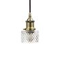 Petite Prismatic Glass Pendant Light