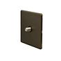 Soho Lighting Bronze 1 Gang Satellite Socket Screwless