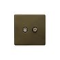 Bronze TV & Satellite Socket