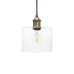  Clear Glass Pendant Light