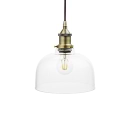  Dome Glass Pendant Light