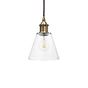 Clear Glass Bell Pendant Light