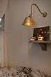 Soho Lighting Claridge Lacquered Antique Solid Brass Adjustable Reading & Picture Wall Light