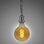 Soho Lighting Nickel Decorative Bulb Holder with Chain