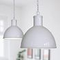 Grey Haze Industrial Hallway Pendant Light - Wardour - Soho Lighting