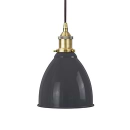 Slate Grey Classic Painted Pendant Light