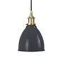 Slate Grey Classic Painted Pendant Light