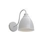 Satin Grey Haze Vintage Wall Light - Oxford