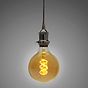 Soho Lighting Black Nickel Decorative Bulb Holder with Black Round Cable