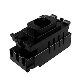 Schneider Lisse Grid Adaptor with Enkin Black Grid 1000W Intermediate Dummy Dimmer Module