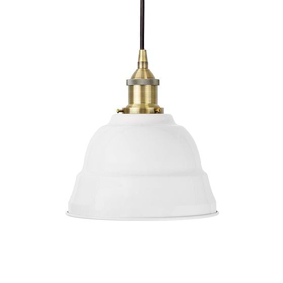 White Small Pendant Light - Lincoln