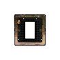Soho Lighting Old Brass 1 x25mm EM-Euro Module Faceplate