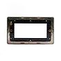 Soho Lighting Matt Black 4 x25mm EM-Euro Module Faceplate