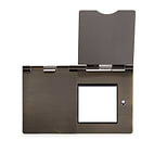 Soho Lighting Antique Brass Black Insert 4 x25mm EM-Euro Module Floor Plate