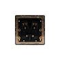 Soho Lighting Matt Black 20A Flex Outlet Screwless