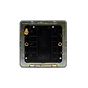 Soho Lighting Matt Black 1 Gang Blanking Plate Screwless