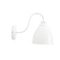 White cone wall sconce