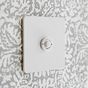 Soho Lighting White Metal 1 Gang 6A 2 Way Retractive Push Button Switch