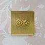 Soho Lighting Brushed Brass 2 Gang 6A 2 Way Retractive Push Button Switch