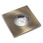 Lieber Antique brass GU10 Fire rated IP65 square downlight